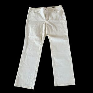Chico's Women's High Rise Jeans in White Size 3